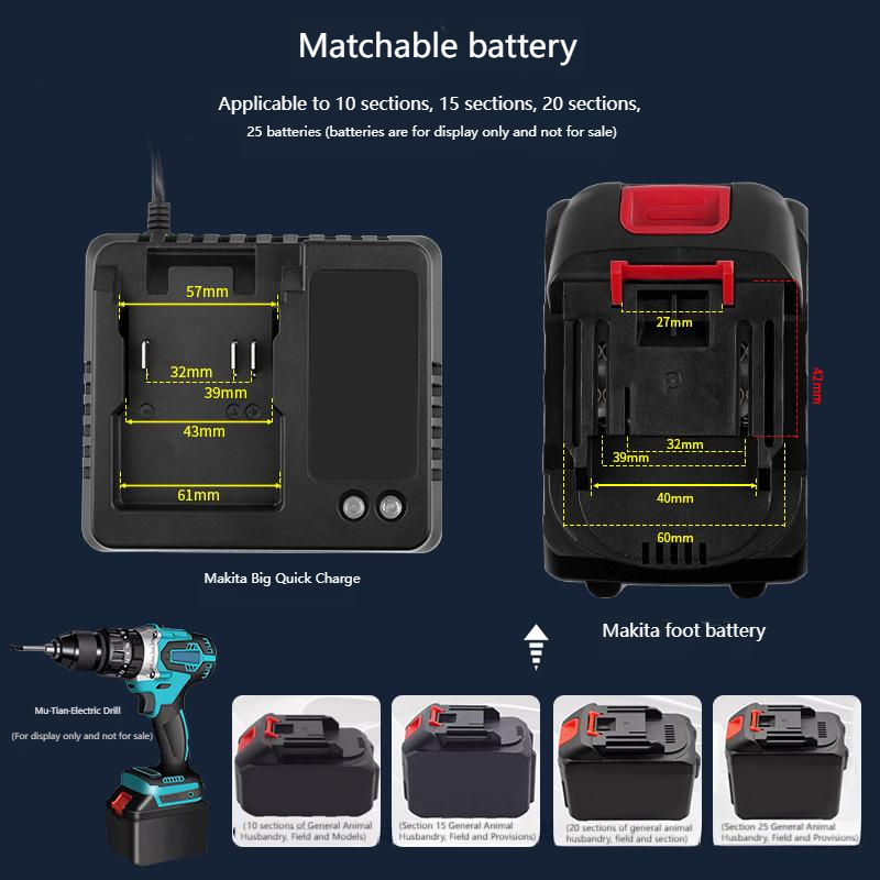EU US 18V 21V Charger For Maki - Power Tools Sheets recension och pris