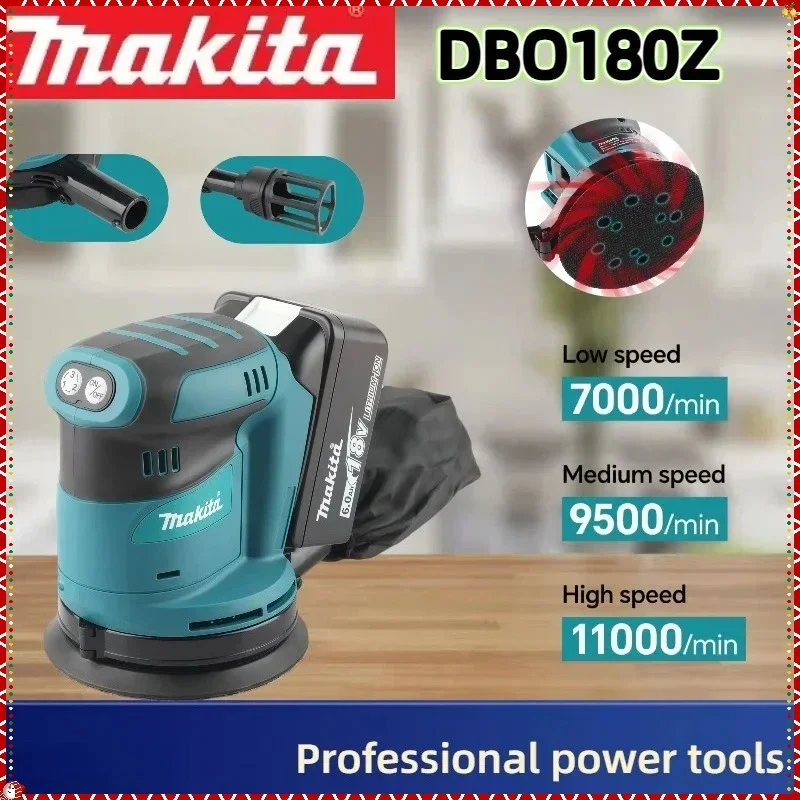 Makita DBO180 Rechargeable Dis - Random Orbital Sander recension och pris
