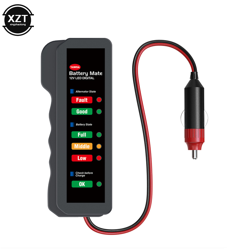 Car Battery Tester 6 LED Displ - Power Tools China recension och pris