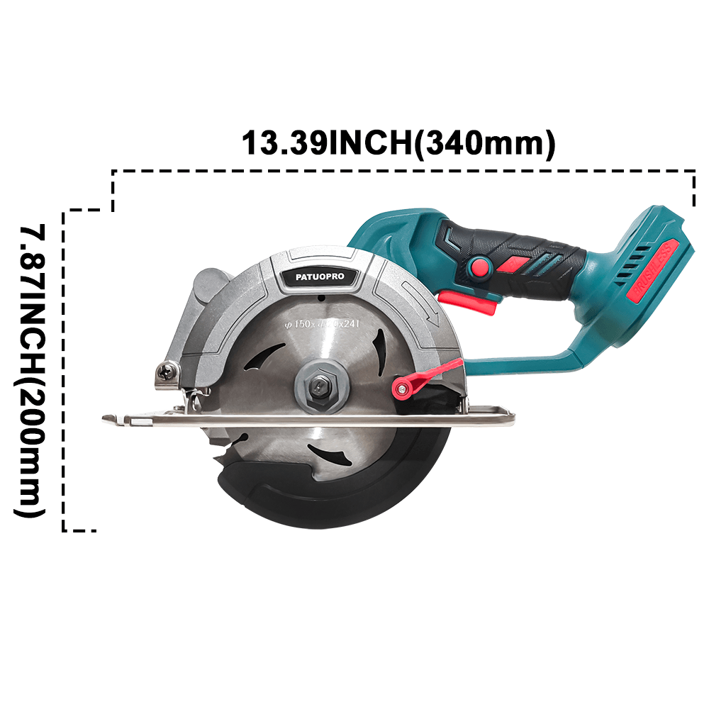 PATUOPRO 6 Inch Brushless Circ - Power Tools Ingco recension och pris